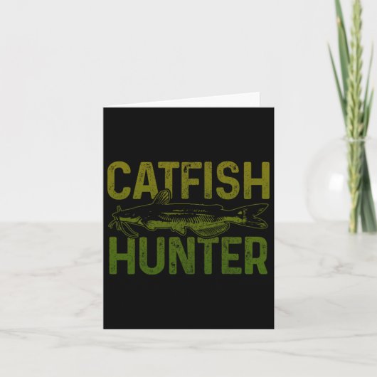 Catfish Hunter Catfish Gevist Gift Kaart (Voorkant)
