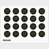 Catfish Hunter Catfish Gevist Gift Ronde Sticker (Vel)