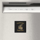 Catfish Hunter Catfish voor Catfish Fisherman Magneet (Insitu (Vaatwasser))