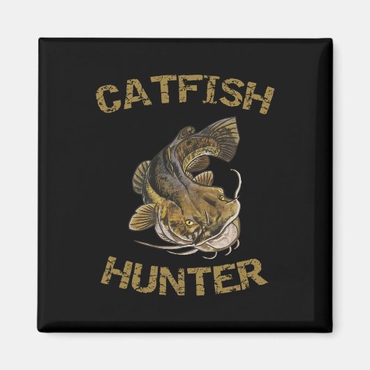 Catfish Hunter Catfish voor Catfish Fisherman Magneet (Voorkant)