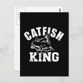 Catfish King Vist Briefkaart (Voorkant / Achterkant)