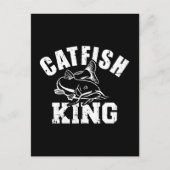 Catfish King Vist Briefkaart (Voorkant)