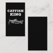 Catfish King Vist Fish Lover Fish Hook Angler Visitekaartje (Voorkant / Achterkant)