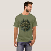 Catfish Lake Vist Bergen Visser Vis T-shirt (Voorkant volledig)