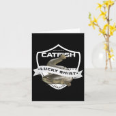 Catfish Lucky Shirt Grappige Accessoires voor Catf Kaart (Gele Bloem)