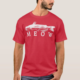 Catfish Meow Funny Catfish Vist Fisherman Gi T-shirt