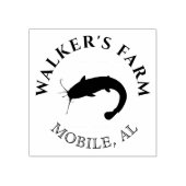  catfish monogram stempel (Afrduk)