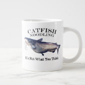 Catfish Noodling Het is niet wat je denkt Grote Koffiekop (Rechts)