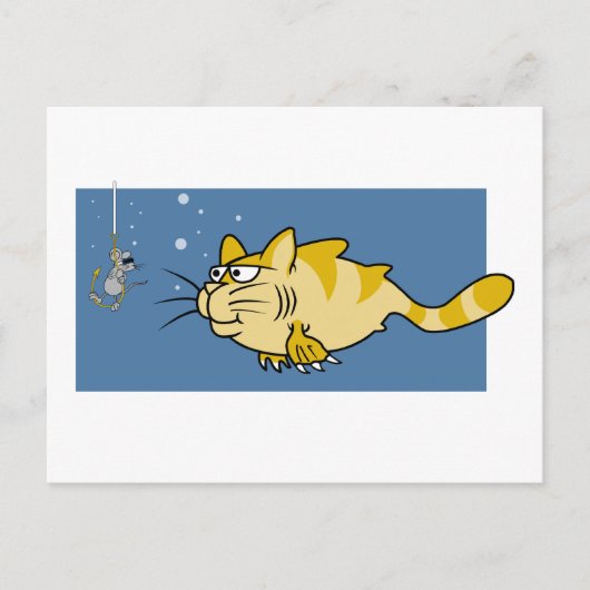 Catfish Pun Briefkaart (Voorkant)