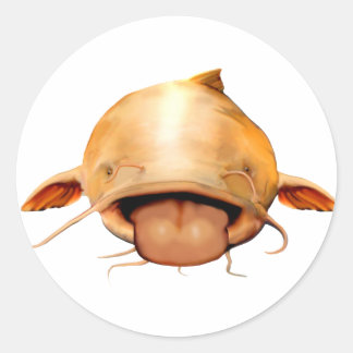 Catfish Tongue Ronde Sticker