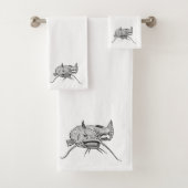 Catfish Towel Set Bad Handdoek (Insitu)
