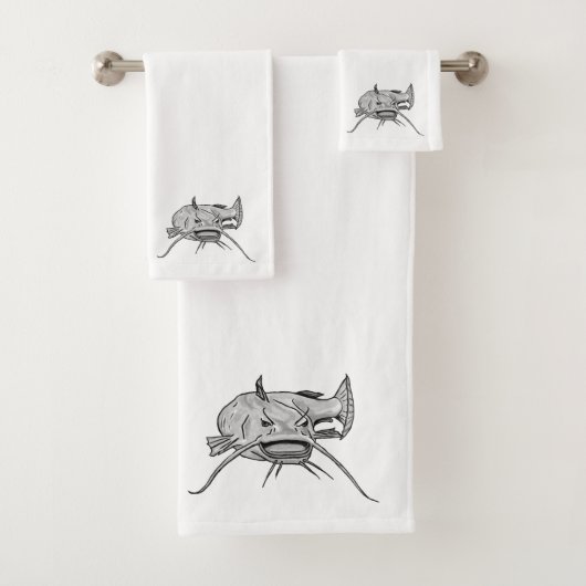 Catfish Towel Set Bad Handdoek (Insitu)