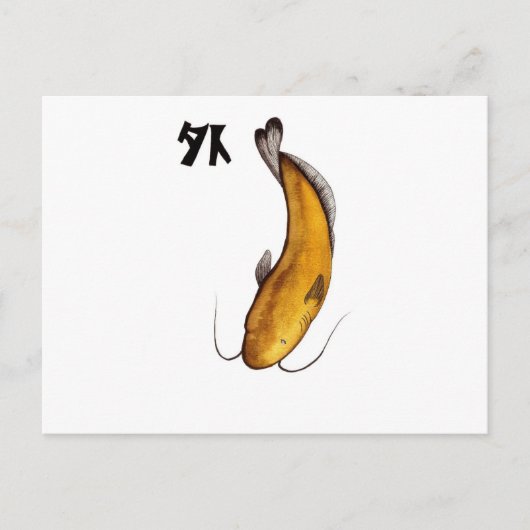 Catfish Void Briefkaart (Voorkant)