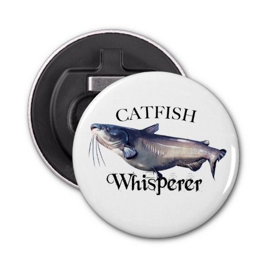 Catfish Whisperer Button Flesopener (Voorkant)