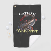 Catfish Whisperer Dark Geviste handdoek (Insitu)