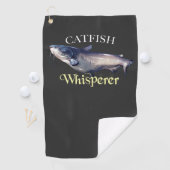 Catfish Whisperer Vissen dowel Golfhanddoek (Insitu)