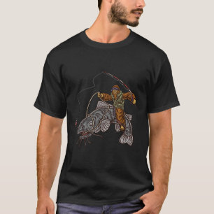 Catfishing Bigfoot Hunting Catvissers 1 T-shirt