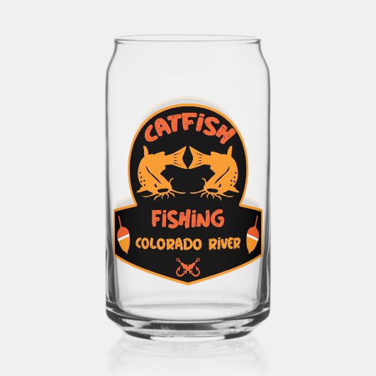 Catfishing Colorado Rivier Blikvorm Glas (Voorkant)
