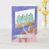 Catfishing Verjaardag Kaart (Gele Bloem)