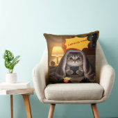 Catflix Time Schattige Cat Sierkussen voor kindere (Stoel)