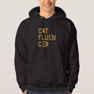 Catfluencer Kat Influencer Social Media Huisdier Hoodie