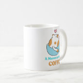 Catful Coffee Moment – Schattigee Cat Art Mok (Voorkant rechts)