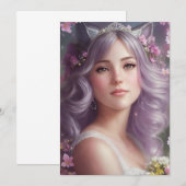 Catgirl bride kaart (Voorkant / Achterkant)