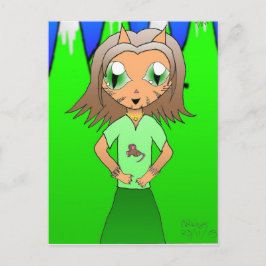 CatGirl Briefkaart