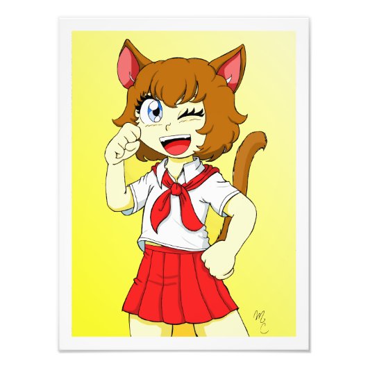 Catgirl Diana Poster (Voorkant)