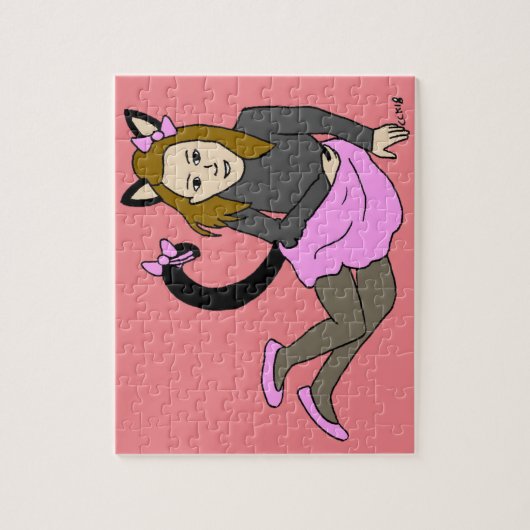 catgirl  legpuzzel (Verticaal)