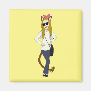 catgirl magnet