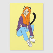 catgirl magnet (Voorkant)