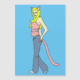 catgirl Magnetische Kaart