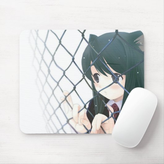 Catgirl mousepad muismat (Met muis)