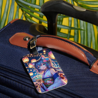 Catgirl's Joyful Dance bij Dusk Bagagelabel