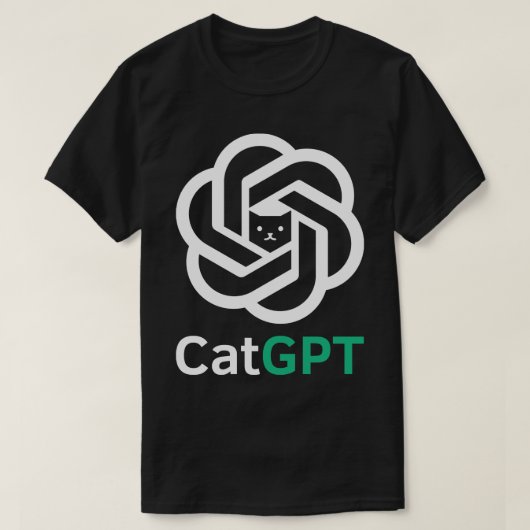 CatGPT Cat Lover T-shirt (Design voorkant)