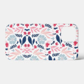 Cath Kidston Londense Ontwerp blauwe bloemen Case-Mate iPhone Case (Achterkant (horizontaal))