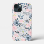 Cath Kidston London Design Blue Case-Mate iPhone Case (Achterkant)