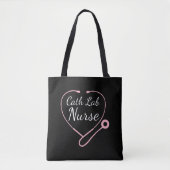 Cath Lab Nurse Cardiac Tote Bag (Voorkant)