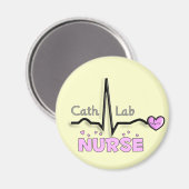 Cath Lab Nurse Gifts Magneet (Voorkant / Achterkant)