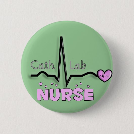 Cath Lab Nurse Gifts Ronde Button 5,7 Cm (Voorkant)