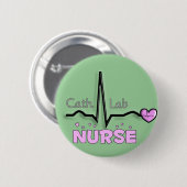 Cath Lab Nurse Gifts Ronde Button 5,7 Cm (Voorkant /achterkant)