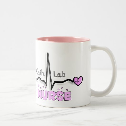 Cath Lab Nurse Gifts Tweekleurige Koffiemok (Rechts)