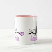 Cath Lab Nurse Gifts Tweekleurige Koffiemok (Center)