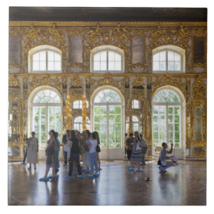 Catharina-paleis, detail van de Grote Zaal Tegeltje