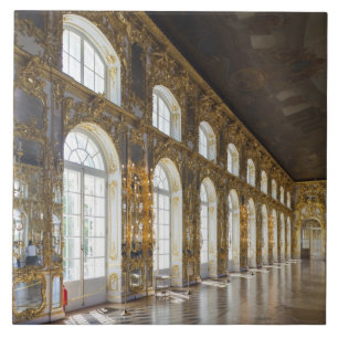 Catharina-paleis, detail van de Grote Zaal Tegeltje