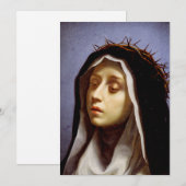 Catharina van Siena Feestdagenkaart (Voorkant / Achterkant)