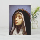 Catharina van Siena Feestdagenkaart (Staand voorkant)