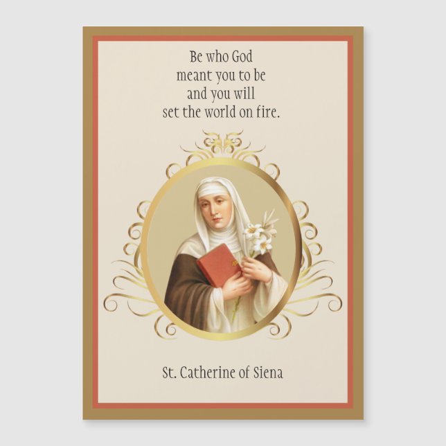 Catharina van Siena Religieuze non Katholiek (Voorkant)