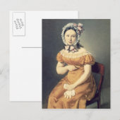 Catharine, de vrouw van de kunstenaar, 1825 briefkaart (Voorkant / Achterkant)